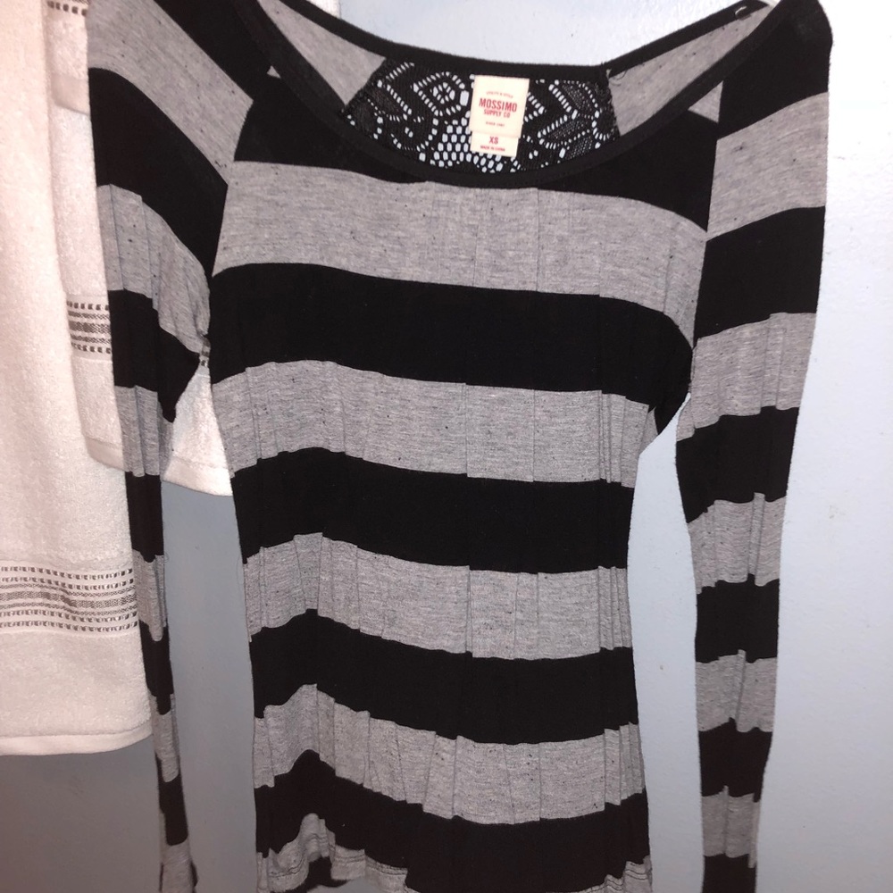 Long sleeve striped shirt